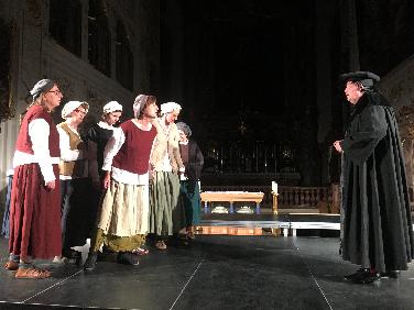 Theaterstück "Luther - Rebell Gottes" in der Hofkirche