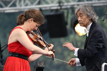 Veronika Eberle beeindruckt beim Audi- Open - Air in IN 