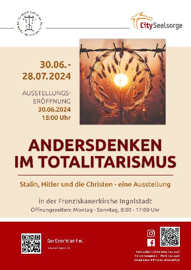 Ausstellung "Andersdenken im Totalitarismus"